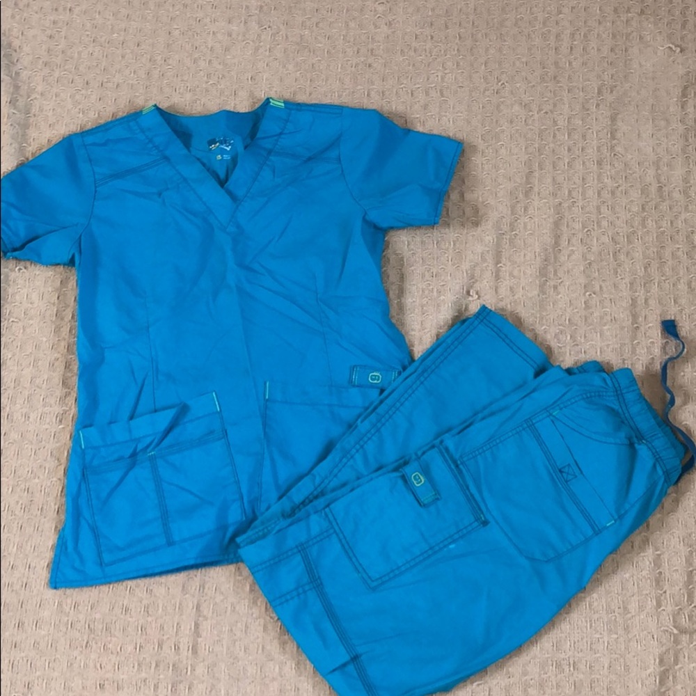 XS Teal Scrubset